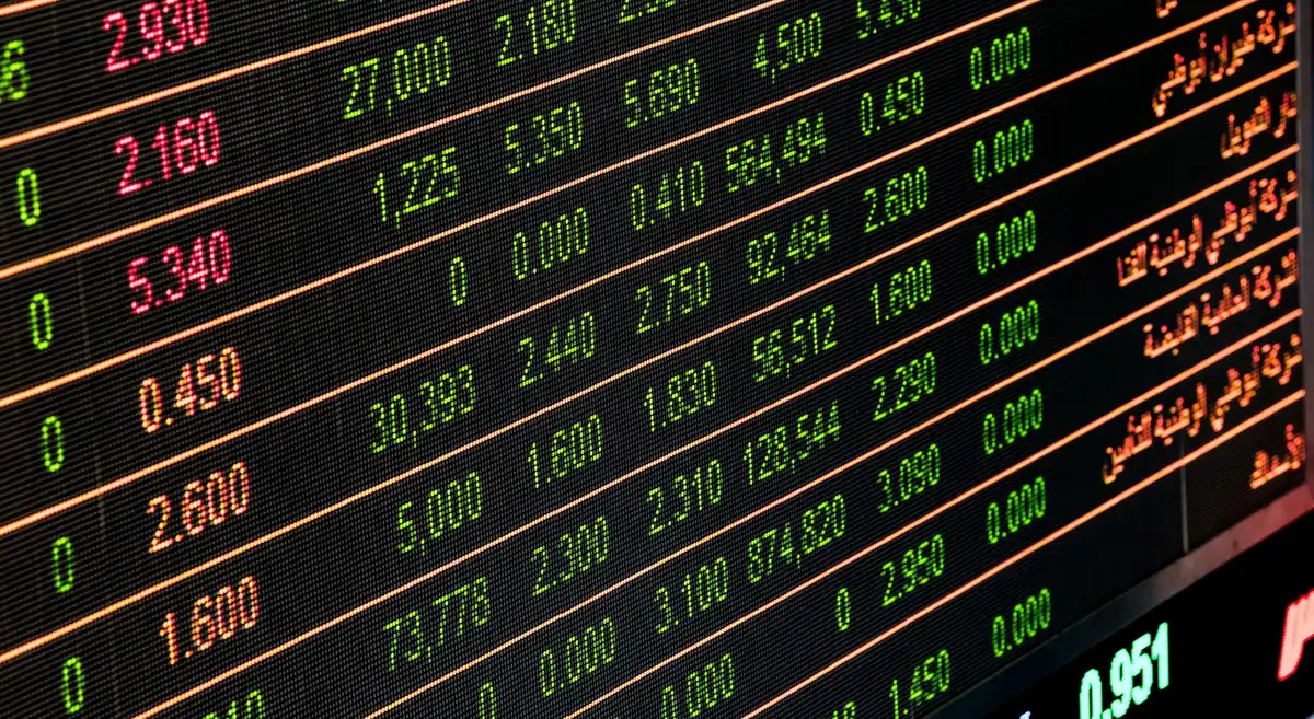 Écran d'analyse montrant des données financières, ratios et métriques de sélection